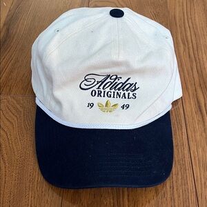 Adidas Cream and Gold Adjustable Cap